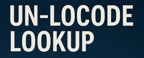 UN/LOCODE Lookup